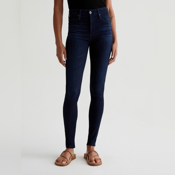 AG Adriano Goldschmied "The Farrah Skinny" High Rise Jeans - Size 27R - Picture 1 of 11